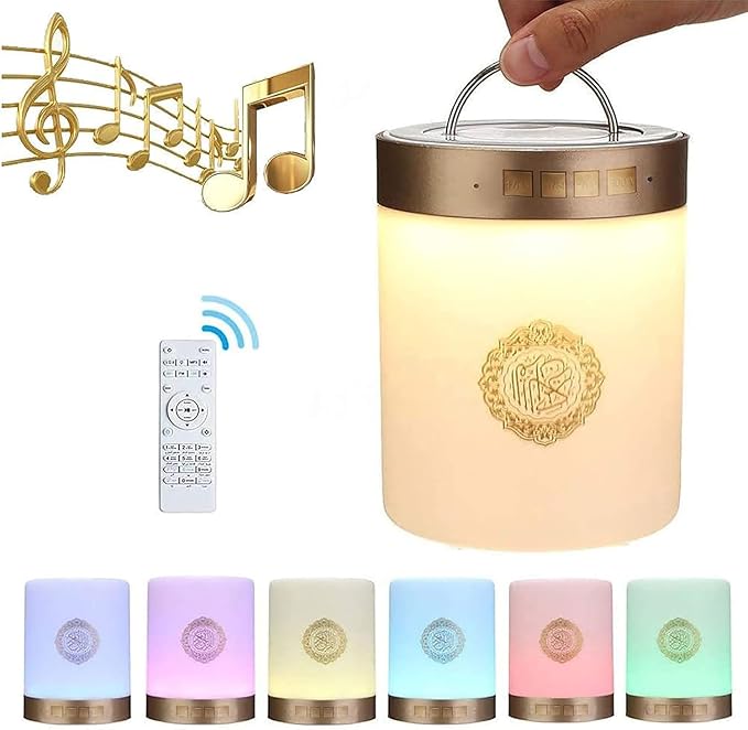 Portable Quran Speaker SQ112 Touch Lamp with Bluetooth