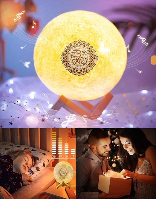 Moon Lamp Bluetooth Quran Speaker